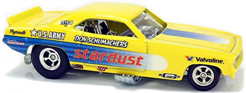 hot wheels 72 plymouth cuda funny car retro rig
