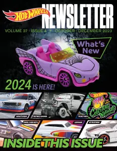hot wheels newsletter volume 37, issue 4, october to december 2023